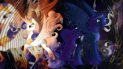 my little pony celestia and luna's parents|who does rainbow dash marry.